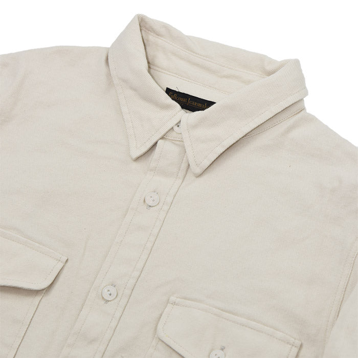 フルカウント 4079-1 Cotton Wool CPO Shirts コットン ウール シャツ Ecru メンズ