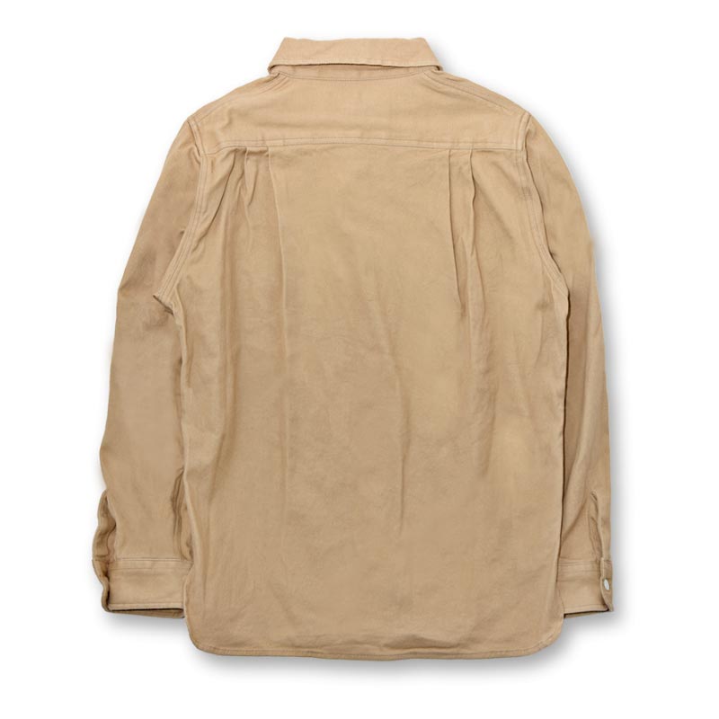 フルカウント 4079-1 Cotton Wool CPO Shirts コットン ウール シャツ Beige メンズ