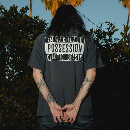 セントマイケル SM-YS1-0000-C01 CP_SS TEE / SMILE / BLK メンズ Cactus Plant Flea Market コラボ プリント Tシャツ スマイル