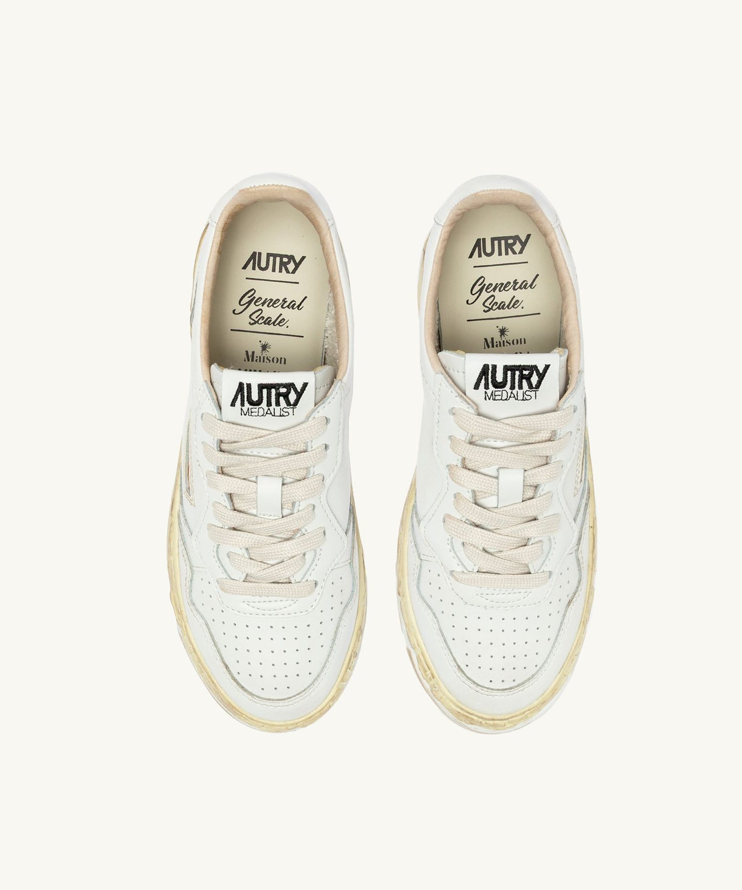 "Autry x MMY General Scale." Medalist Low Supervintage C15FW302 WHITE