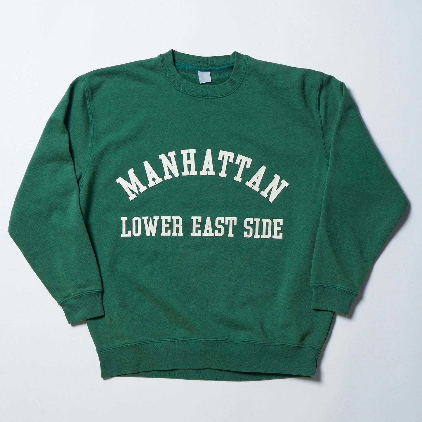 ジャクソンマティス JM24AW018 MANHATTAN Sweat Green 長袖 プリント スウェット ユニセックス
