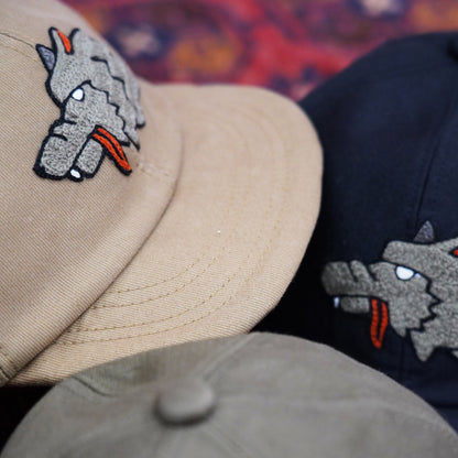 ミスターファットマン 5233005 Wolf HandChainStitch cap BEIGE ウルフトリプルコラボレーションキャップ 帽子 ベージュ メンズ