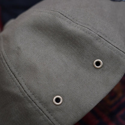 ミスターファットマン 5233005 Wolf HandChainStitch cap BLACK ウルフトリプルコラボレーションキャップ 帽子 ブラック メンズ