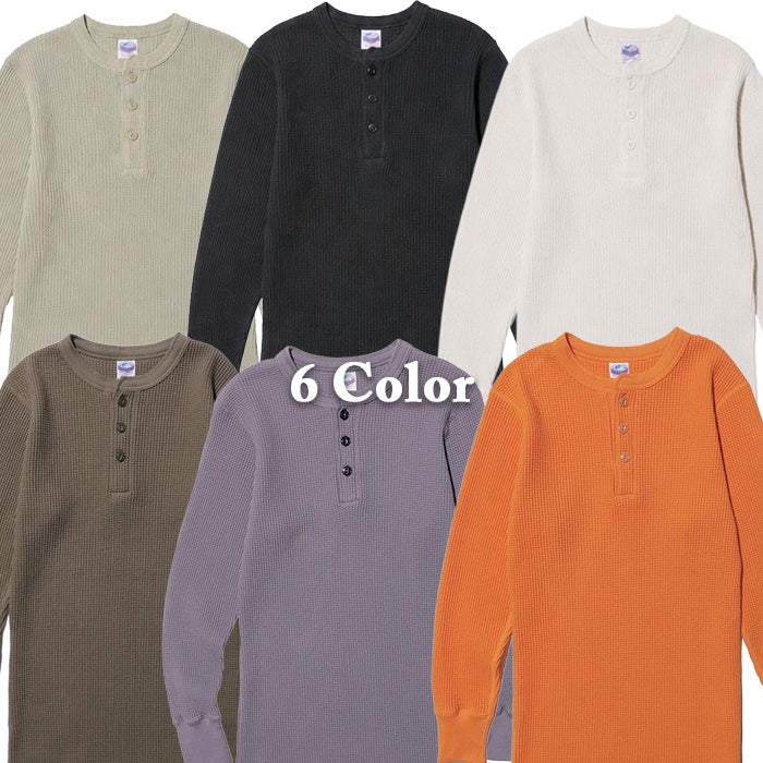 JELADO Mega Thermal Henly Neck 【AB94236】6Color:Black Vanilla Sage Green Fade Navy Coyote Nachos