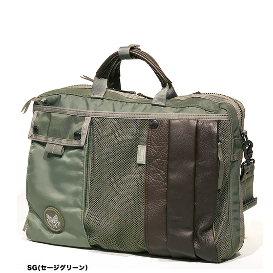 HARVEST LABEL(ハーヴェストレーベル) CUSTOM ビジネス ブリーフ型 スーパーナイロン HC-0110:セージグリーン