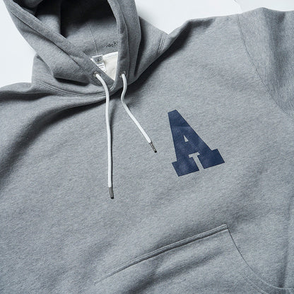 ジャクソンマティス JM23AWMO06 mocT×JM LOOSE FIT ”A” HOODIE GRAY ルーズフィット バックプリント コラボパーカー グレー メンズ