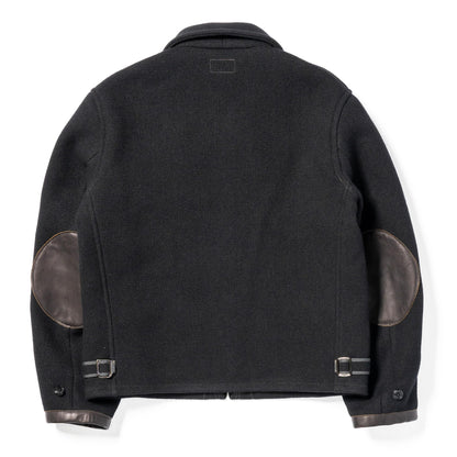 ザ リアルマッコイズ MJ23118 WOOL FIELD SPORTS JACKET ウールフィールド スポーツジャケット ブラック メンズ