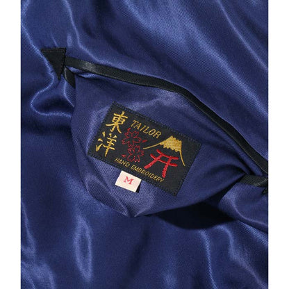 テーラー東洋 Lot No. TT15174-128 / Mid 1950s Style Acetate Quilted Souvenir Jacket “DRAGON & TIGER” × “FLYING DRAGON”