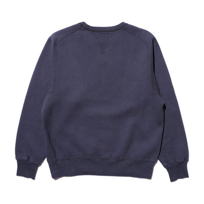 ジェラード AB82222 JELADO Fink University Sweat Shirt オールドネイビー メンズ フロッキープリントスウェット