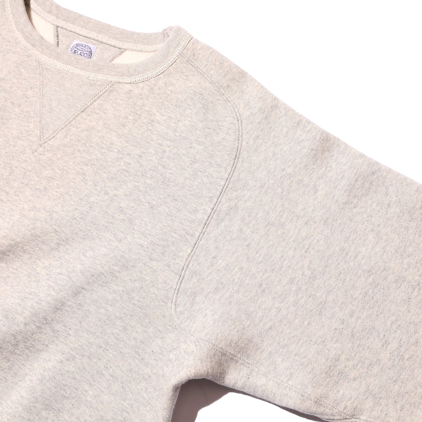 ジェラード AB82251S JELADO Champs Sweat Shirt ソルトアンドペッパー メンズ フリーダムスリーブスウェット