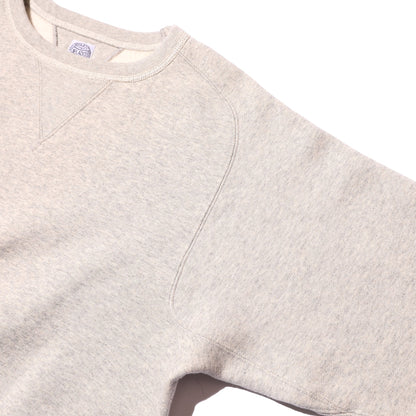 ジェラード AB82251S JELADO Champs Sweat Shirt ソルトアンドペッパー メンズ フリーダムスリーブスウェット
