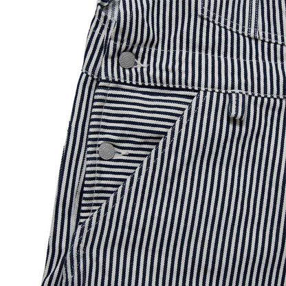 ステュディオ・ダ・ルチザン D1863 ヒッコリーオーバーオール ワンウォッシュ ダルチザン 14oz ストレートシルエット つなぎ