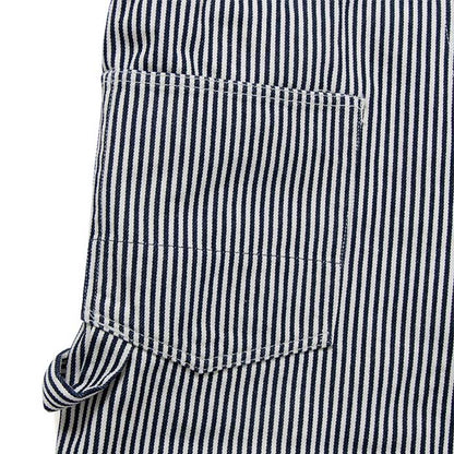 ステュディオ・ダ・ルチザン D1863 ヒッコリーオーバーオール ワンウォッシュ ダルチザン 14oz ストレートシルエット つなぎ