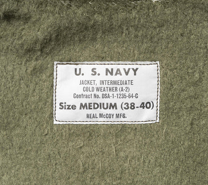 The REAL McCOY'S U.S.N. A-2 DECK JACKET REAL McCOY MFG.