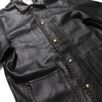 BOWWOW(バウワウ) BRAIDED LEATHER COVERALL