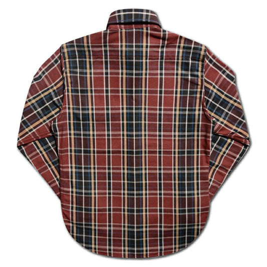 デラックスウエア HV-49 W.VINTAGE ヘビーネルシャツ メンズ ヴィンテージチェック W.RED