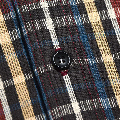 デラックスウエア HV-49 W.VINTAGE ヘビーネルシャツ メンズ ヴィンテージチェック W.RED
