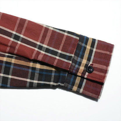 デラックスウエア HV-49 W.VINTAGE ヘビーネルシャツ メンズ ヴィンテージチェック W.RED