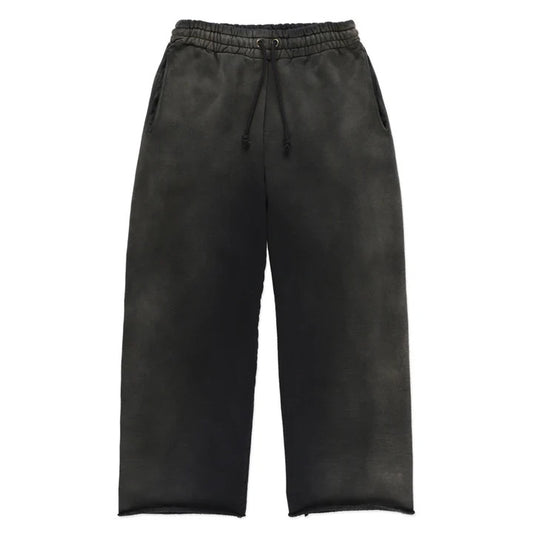 BOWWOW WEATHERED SWEAT PANTS - BLACK
