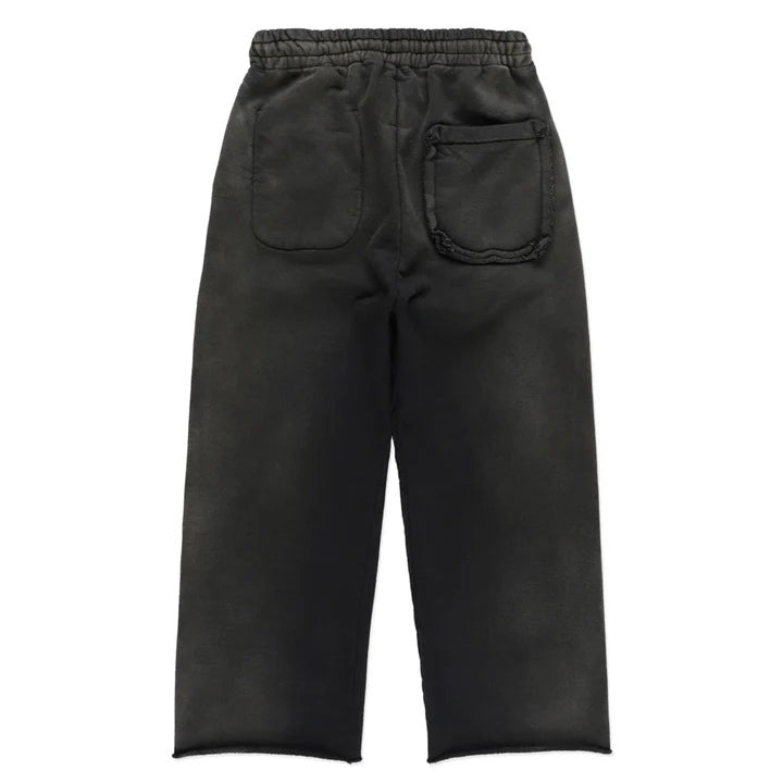 BOWWOW WEATHERED SWEAT PANTS - BLACK