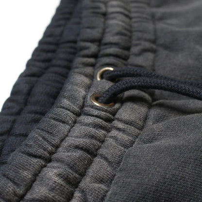 BOWWOW WEATHERED SWEAT PANTS - BLACK