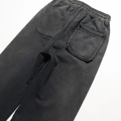 BOWWOW WEATHERED SWEAT PANTS - BLACK