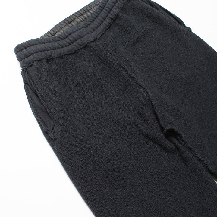 BOWWOW WEATHERED SWEAT PANTS - BLACK