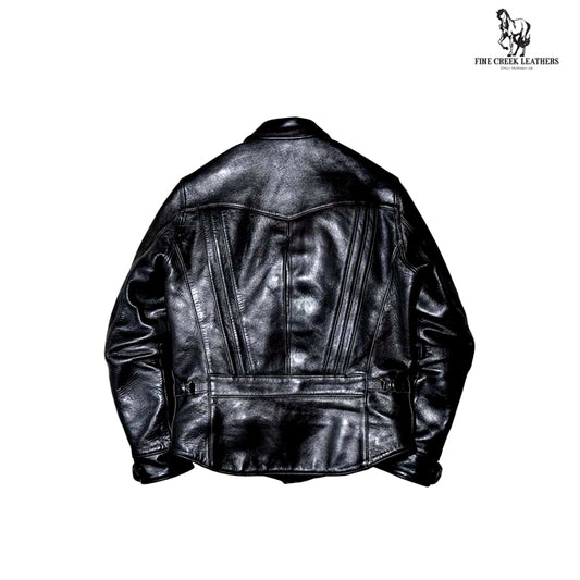 FINECREEK LEATHERS FCJK025 GRAHAM:BLACK