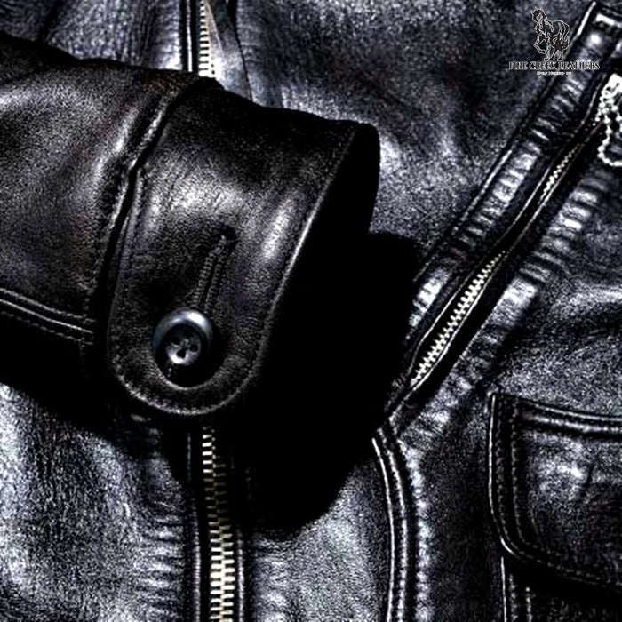 FINECREEK LEATHERS FCJK025 GRAHAM:BLACK