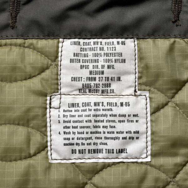 LINER, COAT, MAN'S FIELD, M-65