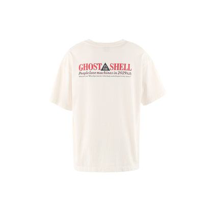 セントマイケル SM-YS1-0000-C32 GS_SS TEE / GITS / WHITE 攻殻機動隊 コラボ Tシャツ
