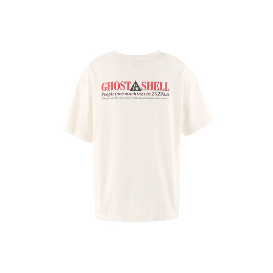 セントマイケル SM-YS1-0000-C32 GS_SS TEE / GITS / WHITE 攻殻機動隊 コラボ Tシャツ