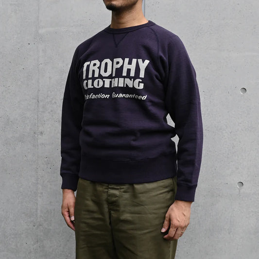 Block Logo Freedom Sleeve Sweatshirt / TR24AW-205:Dusky Purple