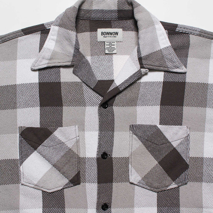 BOWWOW CHECK FLANNEL SHIRT
