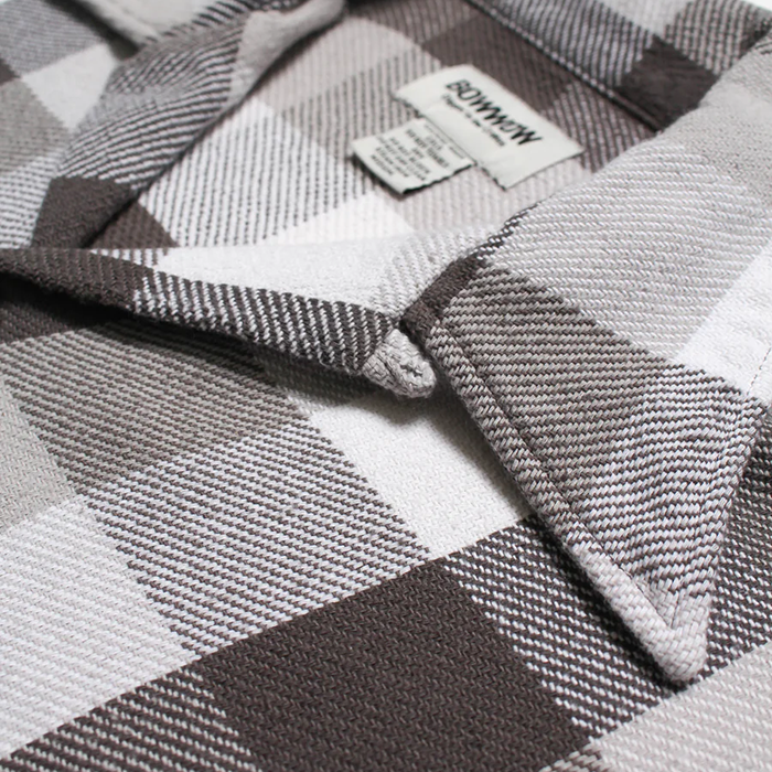 BOWWOW CHECK FLANNEL SHIRT