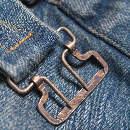 BOWWOW MINER'S REPAIRED DENIM WORK PANTS