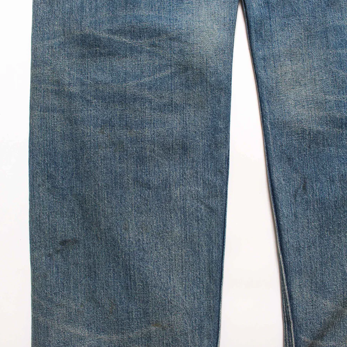 BOWWOW MINER'S REPAIRED DENIM WORK PANTS
