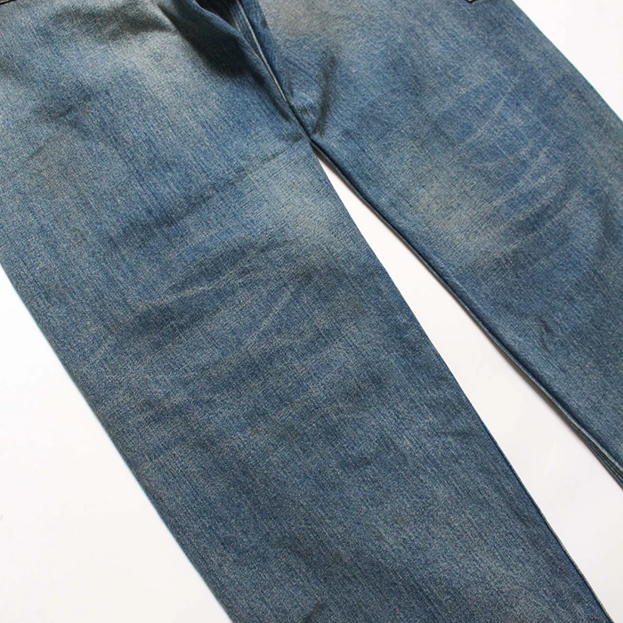 BOWWOW MINER'S REPAIRED DENIM WORK PANTS