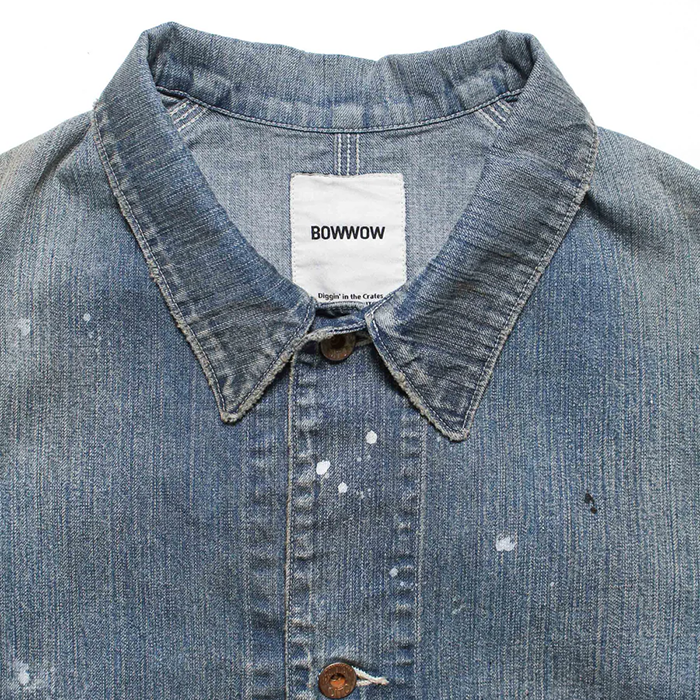 BOWWOW PAINT-STAINED ENGINEER'S COVERALL