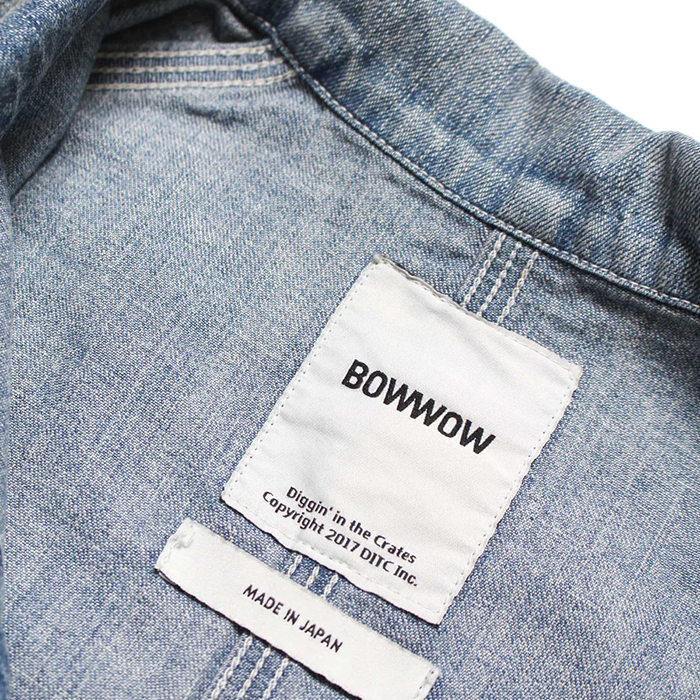 BOWWOW PAINT-STAINED ENGINEER'S COVERALL