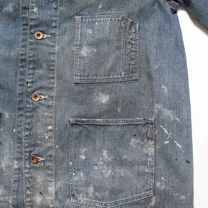 BOWWOW PAINT-STAINED ENGINEER'S COVERALL
