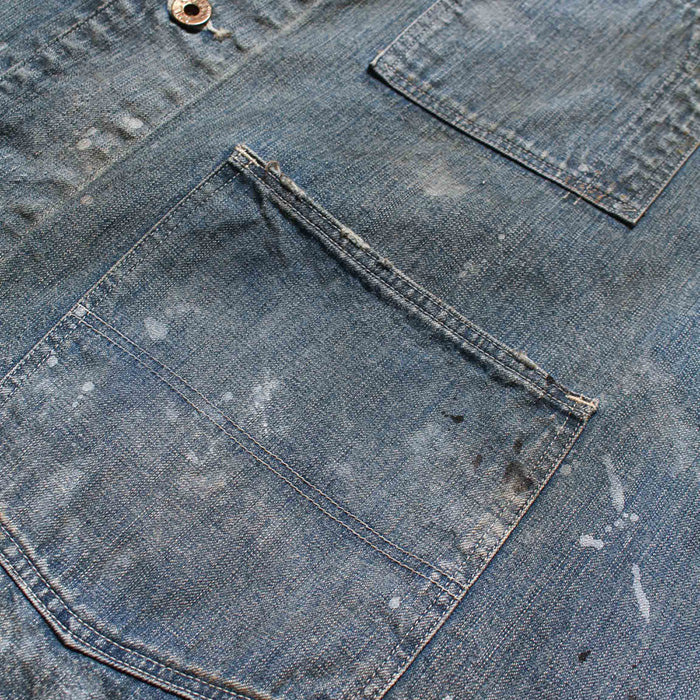 BOWWOW PAINT-STAINED ENGINEER'S COVERALL