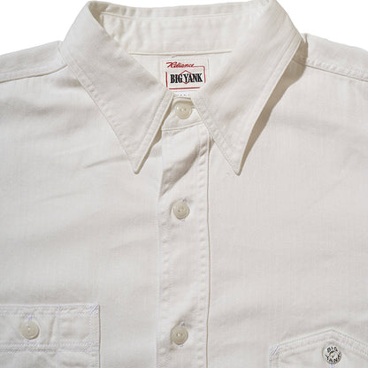 BIG YANK(ビッグヤンク)Y1943 L/W HBT SHIRT:WHITE