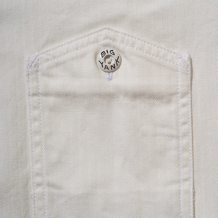 BIG YANK(ビッグヤンク)Y1943 L/W HBT SHIRT:WHITE