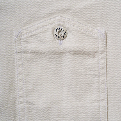 BIG YANK(ビッグヤンク)Y1943 L/W HBT SHIRT:WHITE