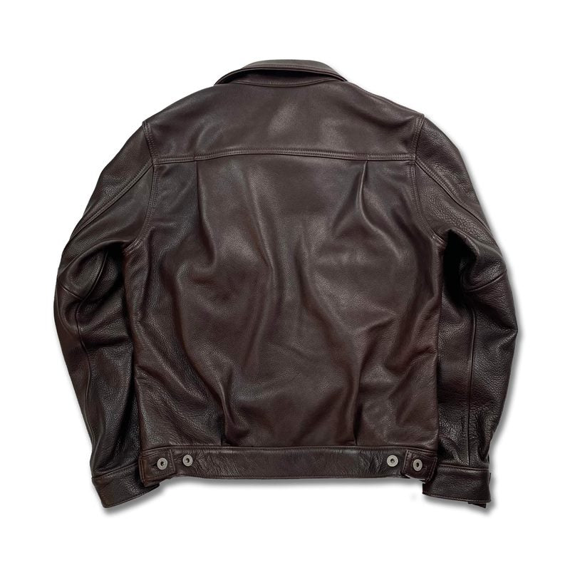Y'2LEATHER×UNIQUE JEAN STORE別注企画【COTAN】series【CIRONNUP】:BRN
