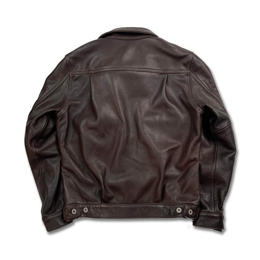 Y'2LEATHER×UNIQUE JEAN STORE別注企画【COTAN】series【CIRONNUP】:BRN