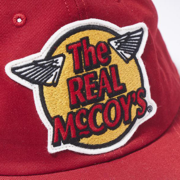 THE REAL McCOY'S,JOE McCOY THE REAL McCOY'S LOGO BASEBALL CAP:RED