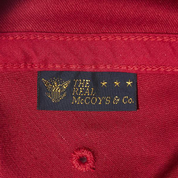 THE REAL McCOY'S,JOE McCOY THE REAL McCOY'S LOGO BASEBALL CAP:RED