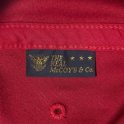 THE REAL McCOY'S,JOE McCOY THE REAL McCOY'S LOGO BASEBALL CAP:RED